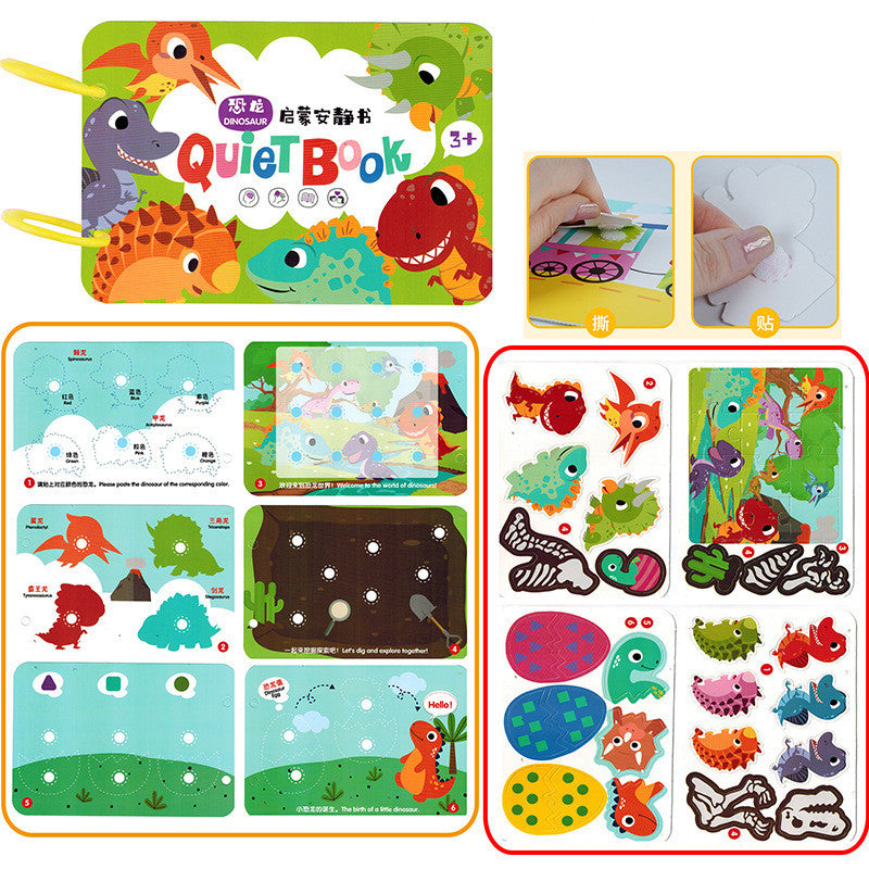 Puzzle Enlightenment Early Education Quiet Book Toy Baby Interaction
