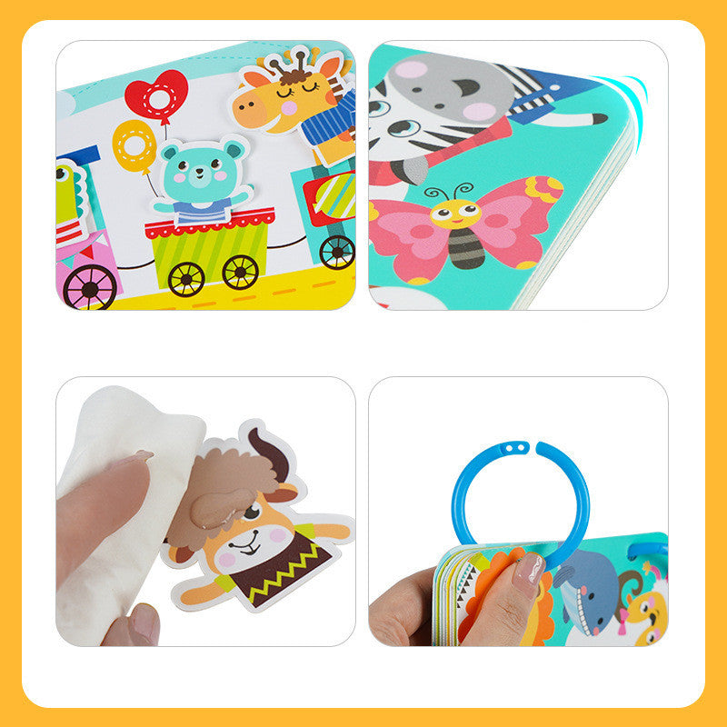Puzzle Enlightenment Early Education Quiet Book Toy Baby Interaction